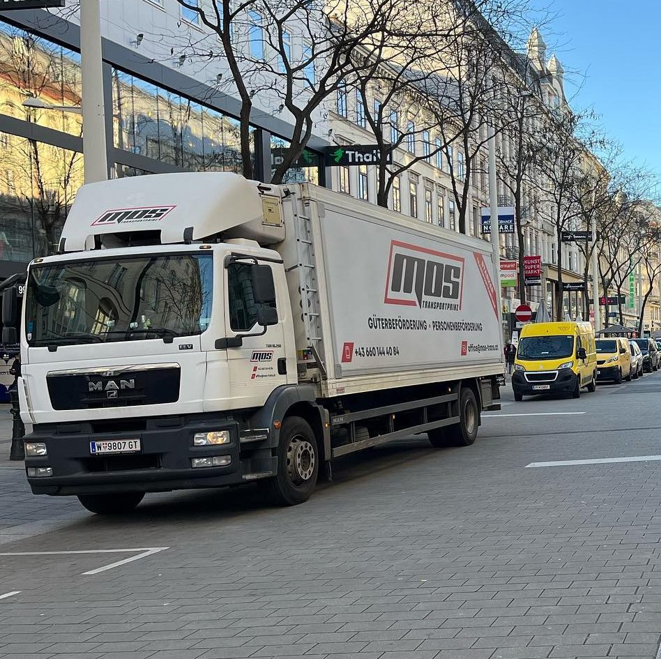 Ein LKW von Transportprinz MOS